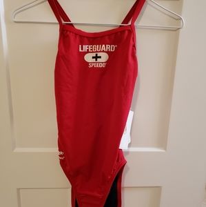 Speedo one piece bathing suit